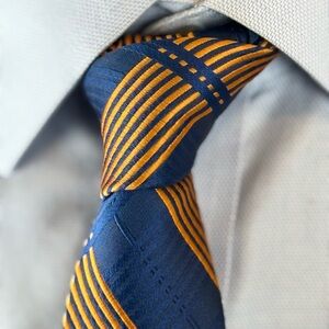 Vintage Illini Eagles Wings Men’s Necktie  Stripe Tie Game Day Spirit